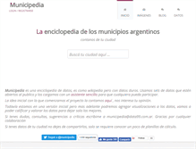 Tablet Screenshot of municipedia.com